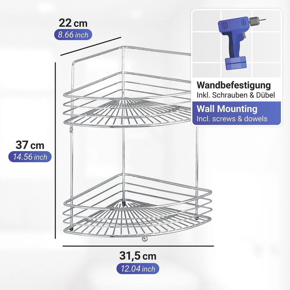 Raft colțar pentru baie Wenko Milano