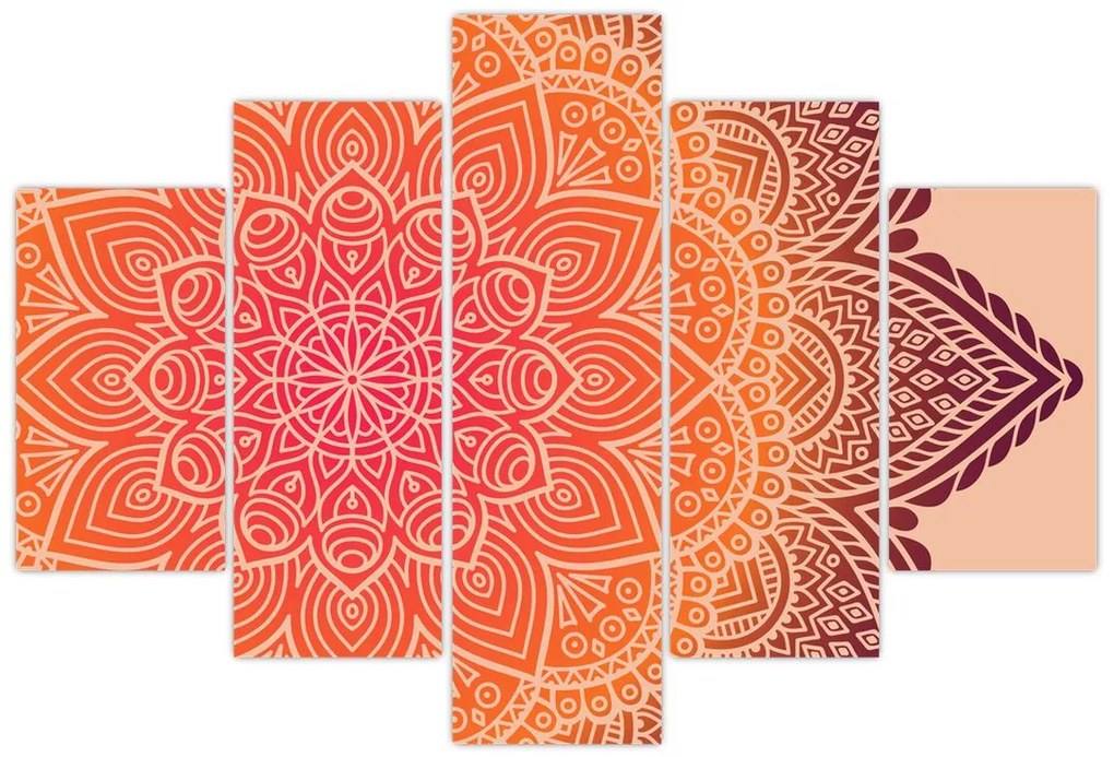 Tablou - Mandala artă (150x105 cm)