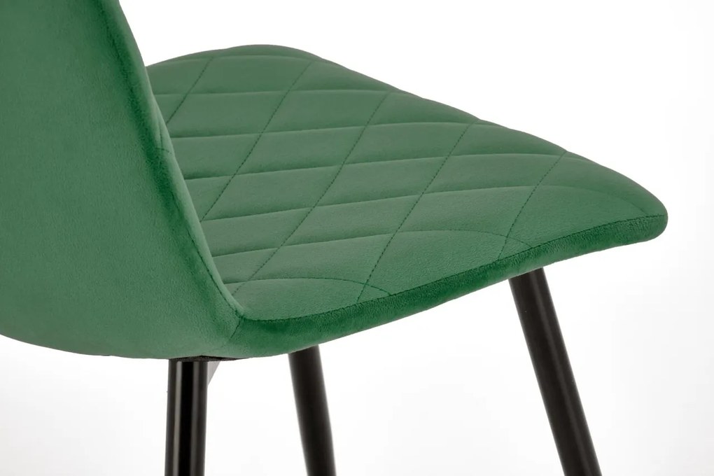 Scaun K525 velvet verde