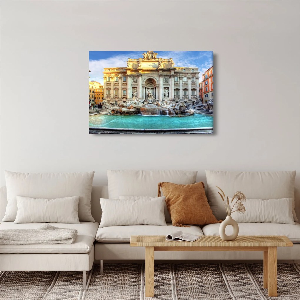 Tablou - Fântâna Trevi (90x60 cm)