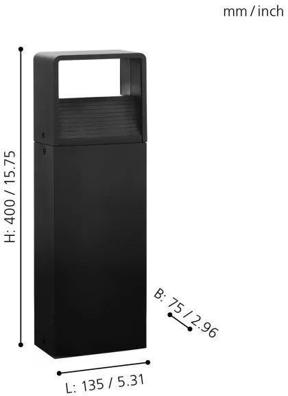 Eglo 98271 - Lampă exterior LED DONINNI LED/6W/230V IP44