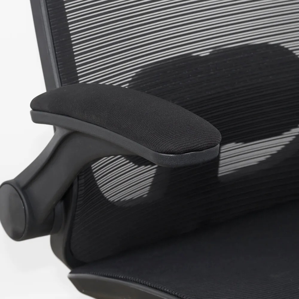 Scaun ergonomic SYYT 9509 negru, mesh complet și șezut reglabil