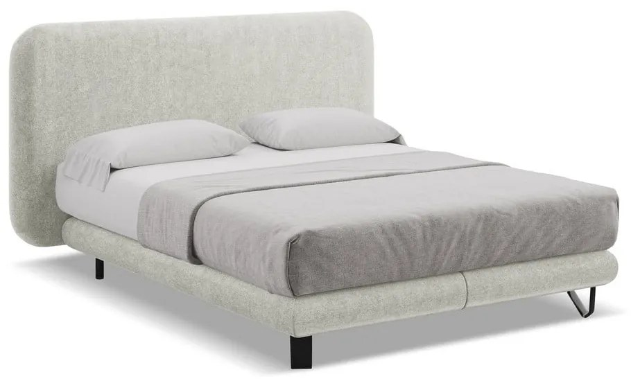 Pat boxspring bej 140x200 cm Ilima – Makamii
