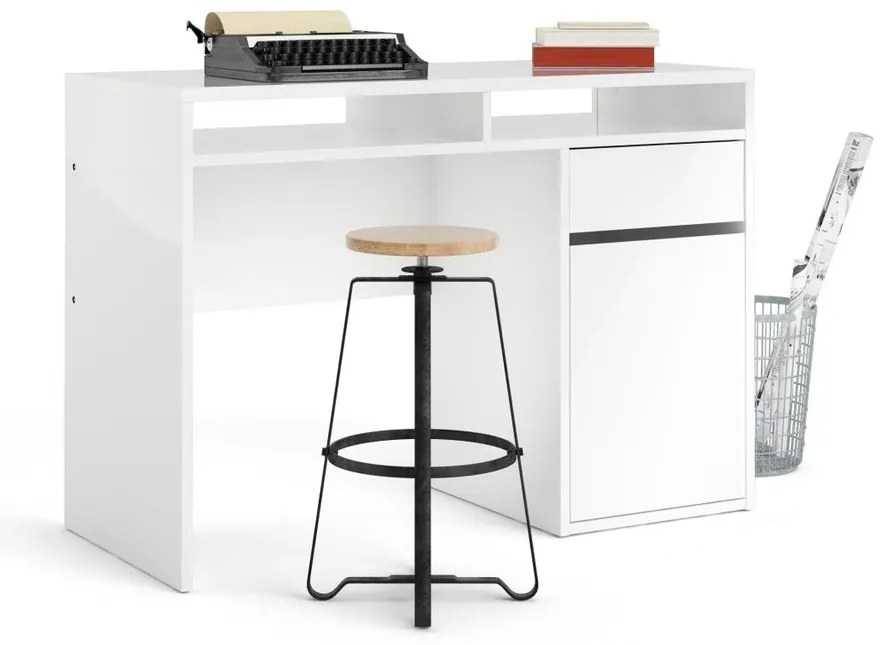 Birou Felix IV, alb lucios