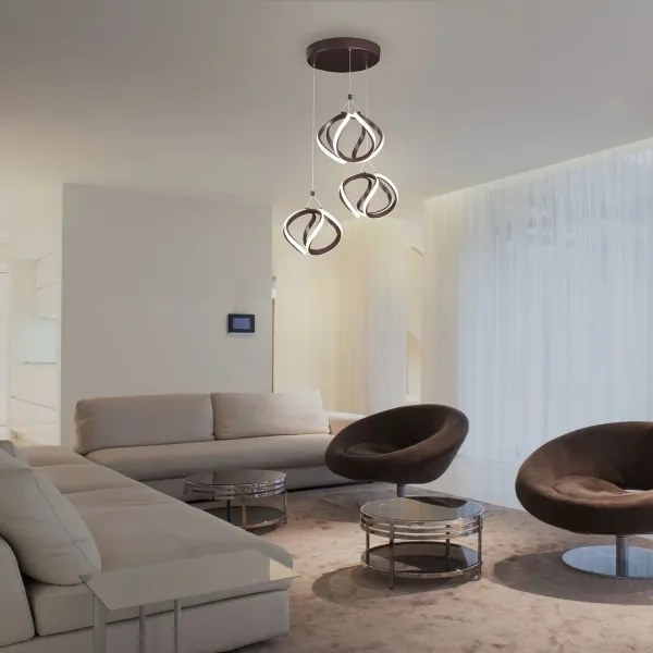 Rabalux 5693 - Lustră LED pe cablu AMBROSIO LED/50W/230V