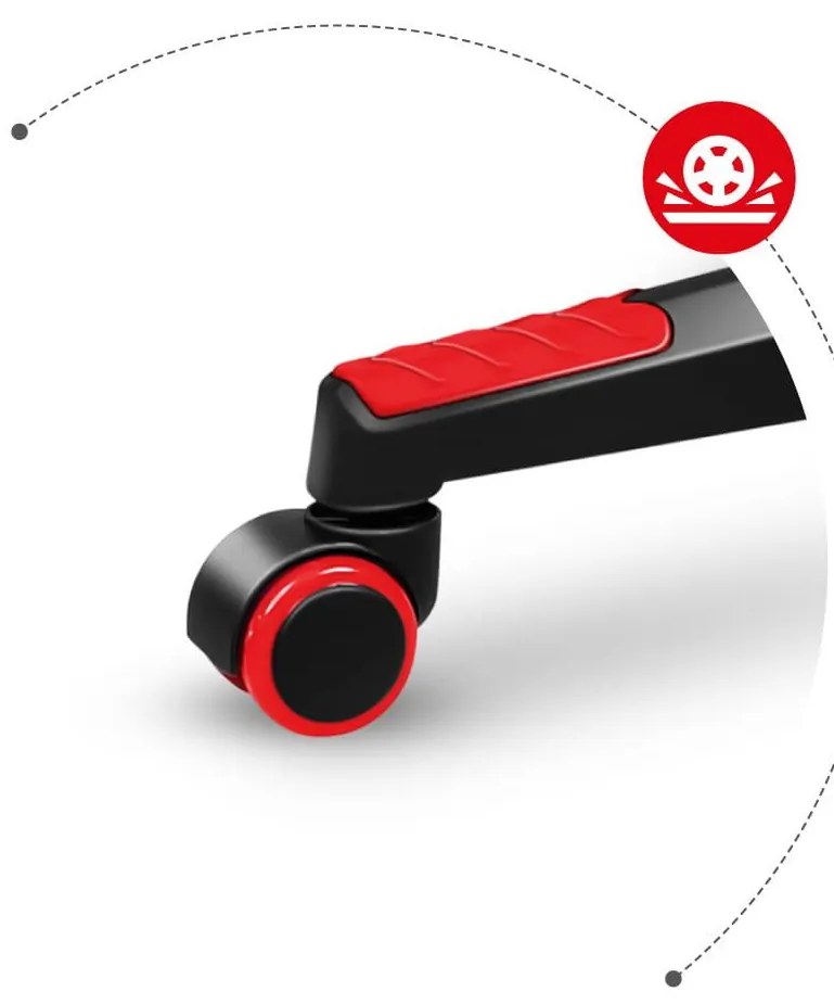 Fotoliu gaming Fusion 6.2 (negru + roșu). 1087485