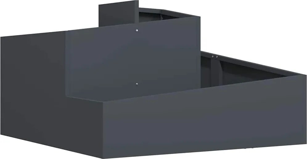 vidaXL Vază pentru Grădină Antracit 80 x 80 x 50 cm
