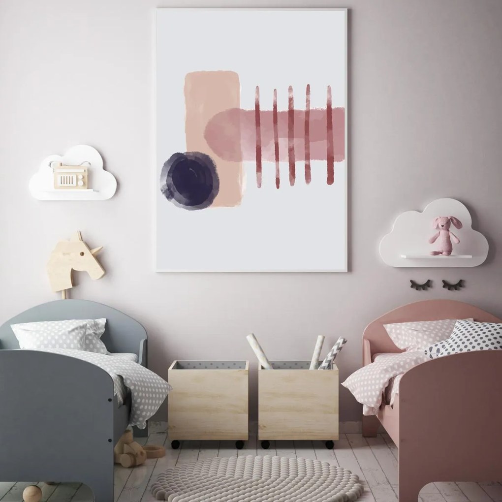 Poster - Abstracție pictată (A4)