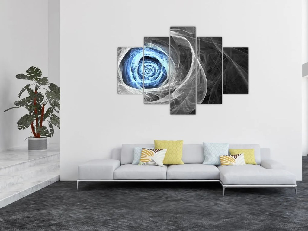 Tablou - Abstract Rose Blue (150x105 cm)