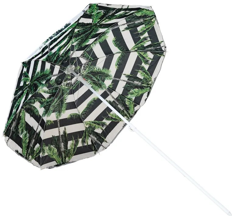 Umbrela de soare PALMA 180 cm, negru-alb