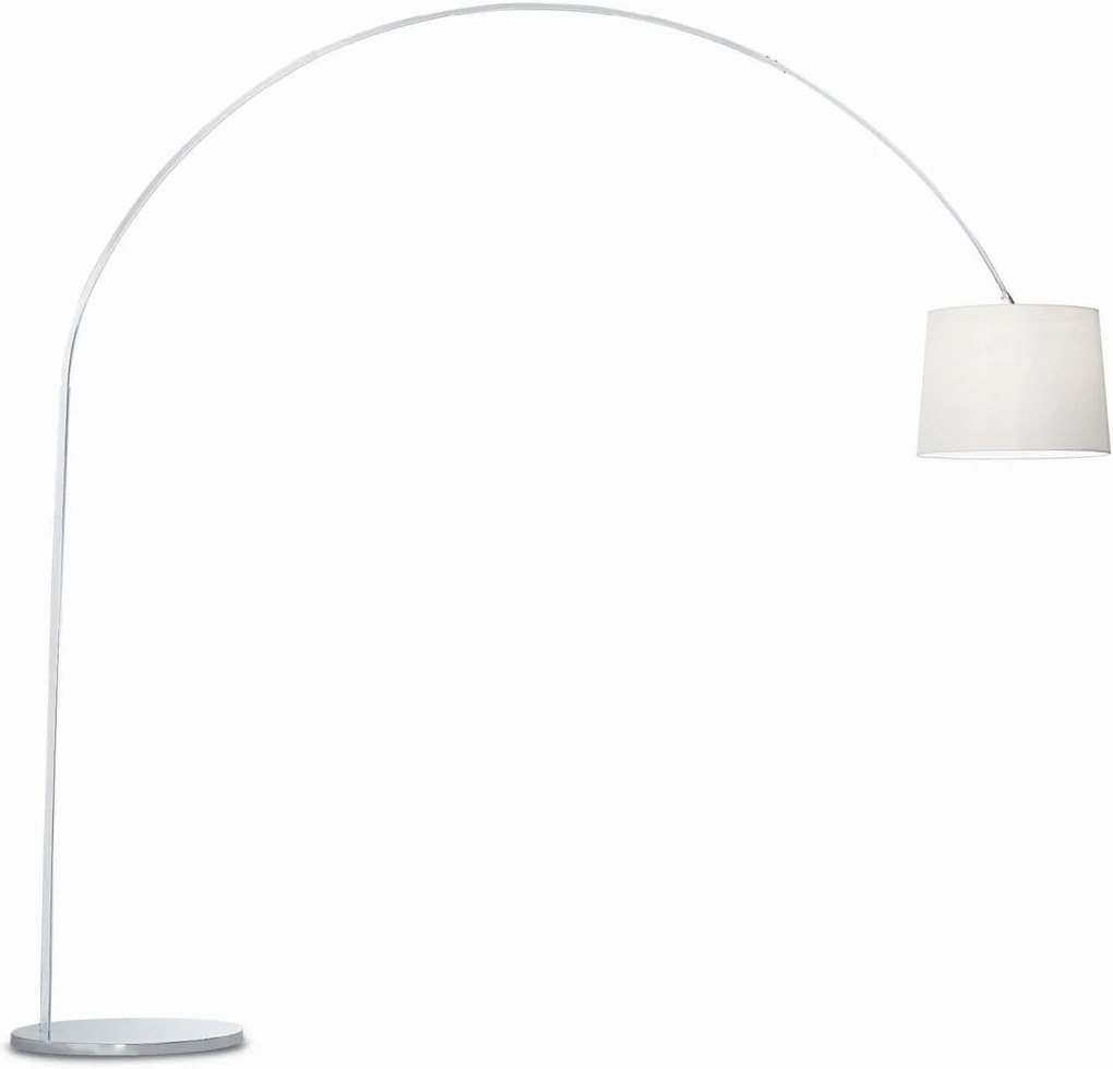 Lampadar Ideal Lux Dorsale PT1, 1x100W, 217x232cm, alb