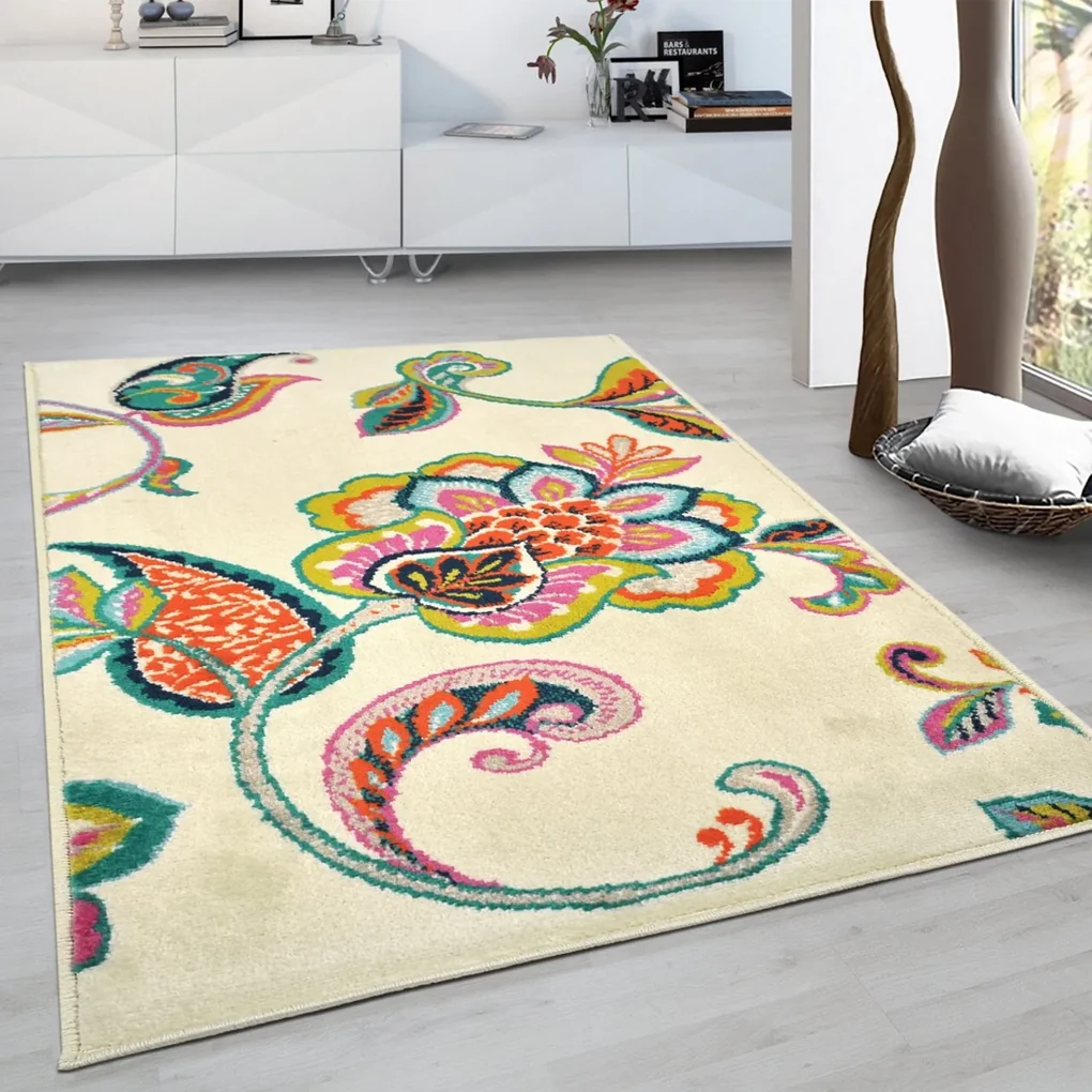 Covor Derek, Decorino, 100x150 cm, polipropilena, multicolor
