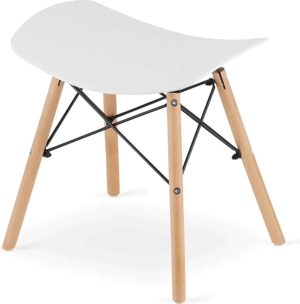 PROMOTIE Taburet alb KORFU II. calitate secundara