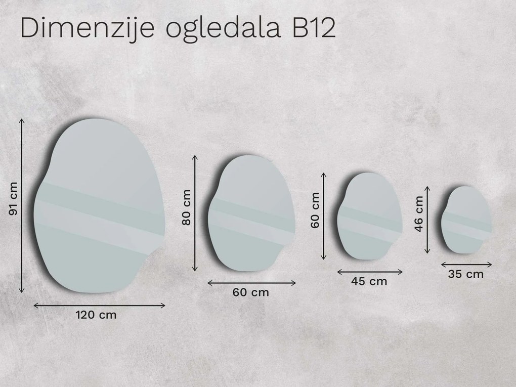 Oglindă Base B12 35×46