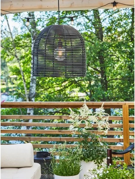Markslöjd 107990 - Lampă LED suspendată pentru exterior GARDEN24, 2,86 W/24 V, IP44, negru