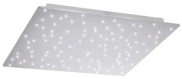 Plafoniera albă 45 cm incl. LED cu telecomandă - Lucci
