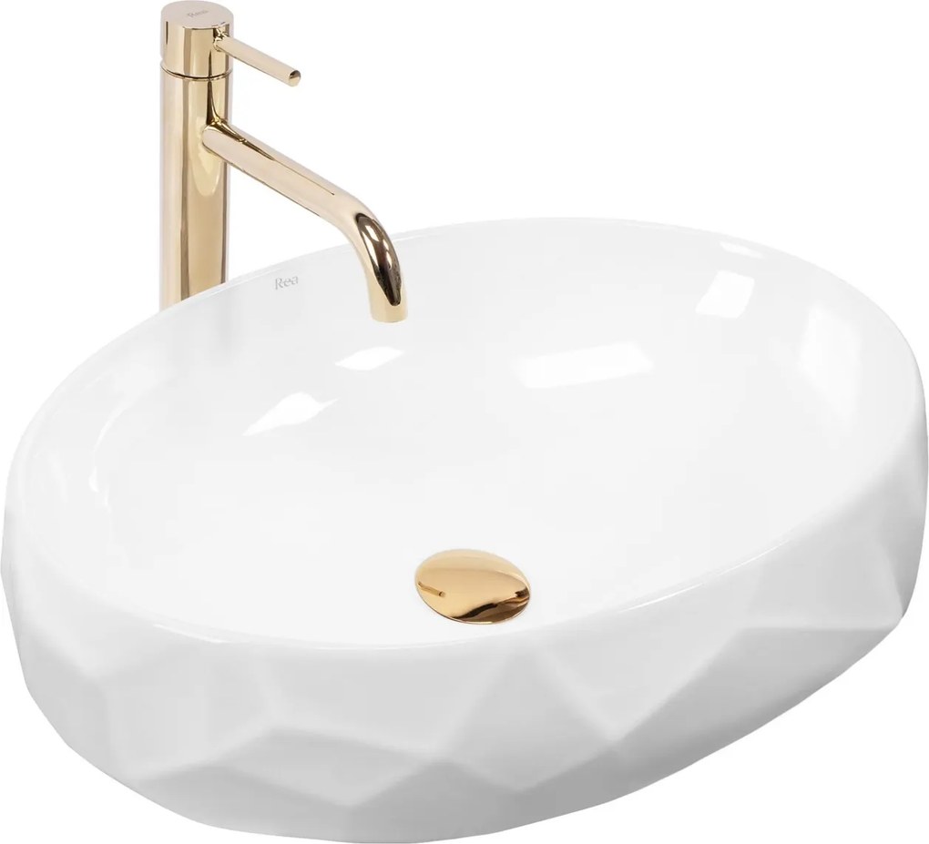 Lavoar ceramic pentru blat REA Maya