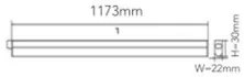 Corp led LedLine 14W, 1173mm, Braytron, lumina calda