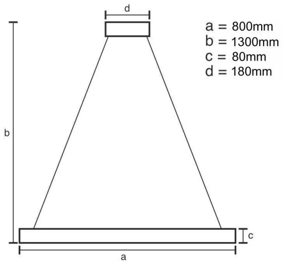 Lustră LED de cristal dimabilă pe cablu LED/50W/230V + telecomandă
