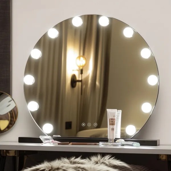 Oglindă LED dimabilă pentru machiaj Brilagi HOLLYWOOD LED/12W/230V 3000/4000/6500K