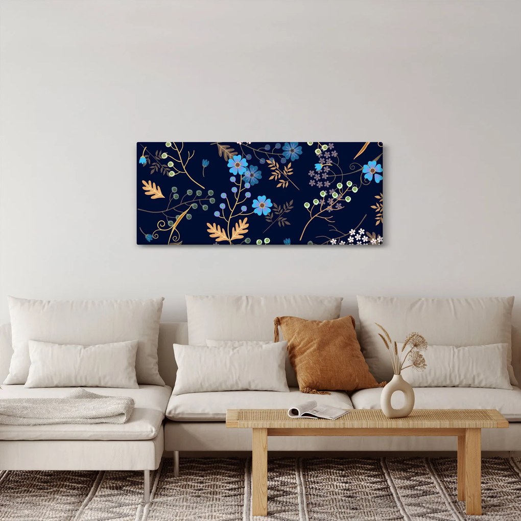 Tablou - Flori de toamnă (120x50 cm)