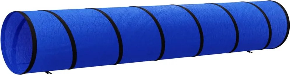 vidaXL Tunel pentru câini, albastru, Ø 50x300 cm, poliester