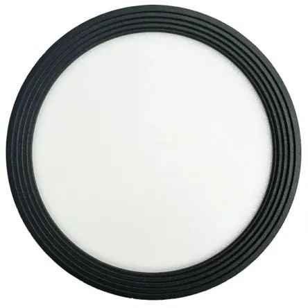 Spot LED/12W/230V 4000K d. 10 cm negru