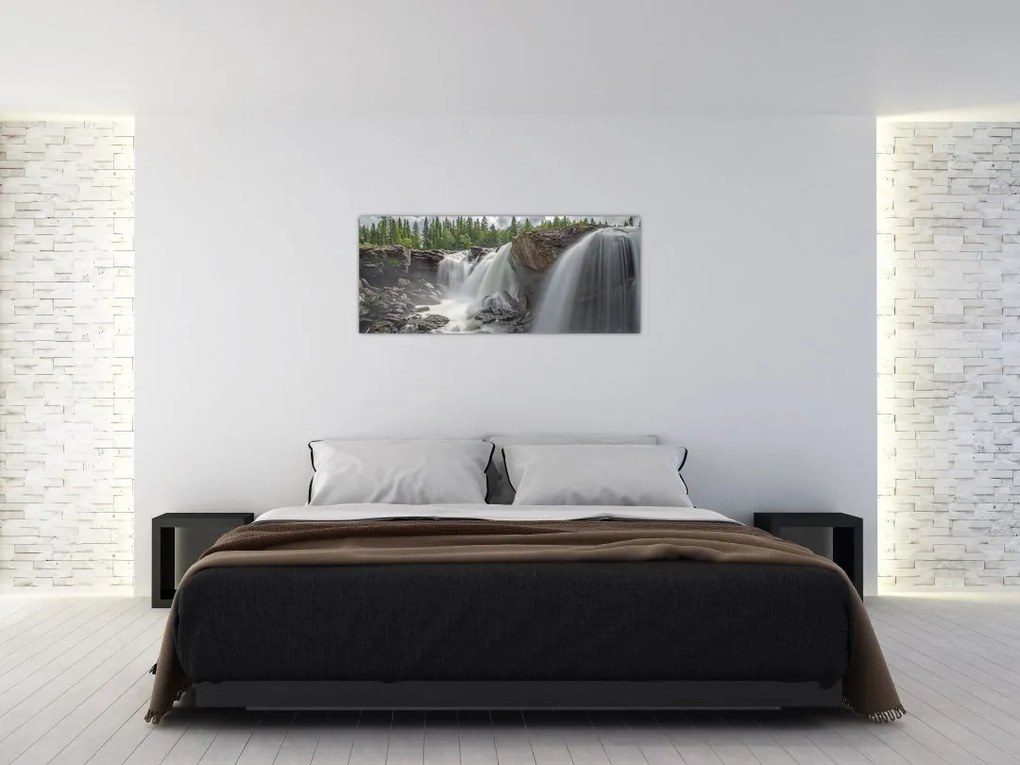 Tablou cu cascade (120x50 cm)