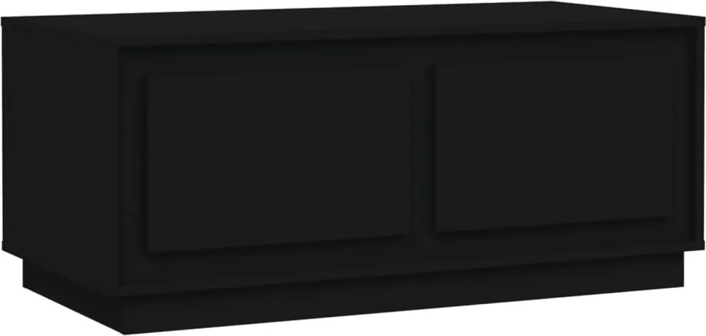 vidaXL Măsuță de cafea, negru, 102x50x44 cm, lemn prelucrat