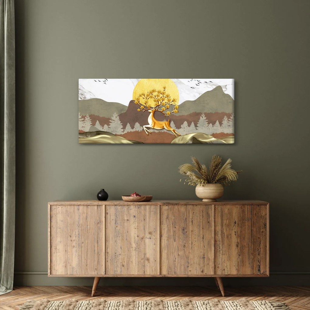 Tablou cu cerb (120x50 cm)