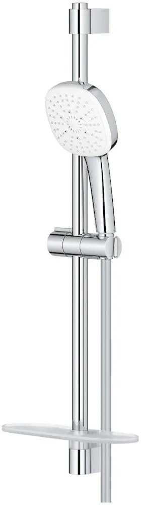 Grohe Tempesta Cube 110 Set dus cu bara 60 cm si savoniera 3 jeturi, crom