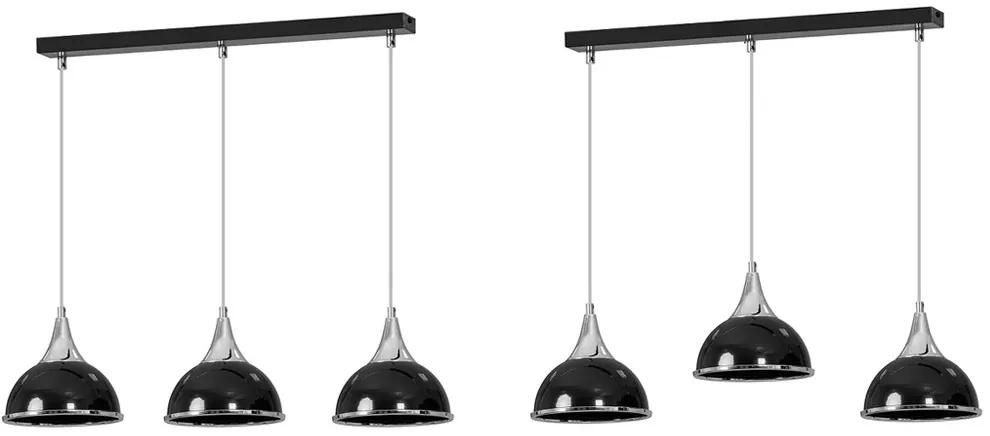 Suspensie Polo 3 Black 283/3 Emibig Lighting, Modern, E27, Polonia