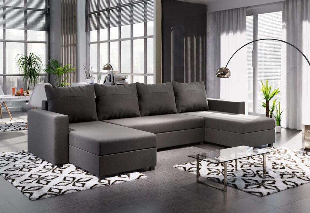 Supermobel Colțar extensibil în formă de U STAR, 303x140, sawana 05/sawana 14
