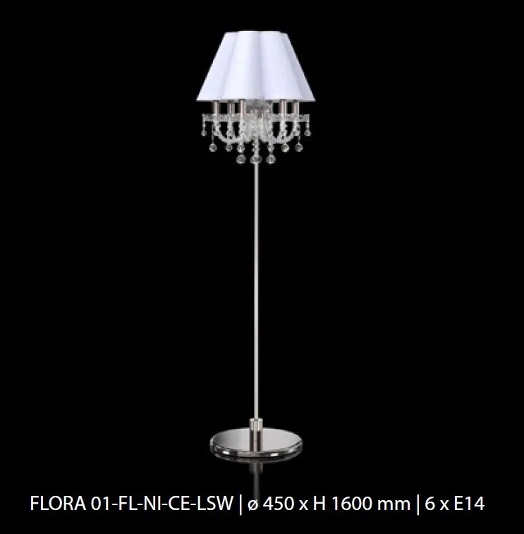Lampadar LUX design modern, Cristal Bohemia Exclusive FLORA 01-FL
