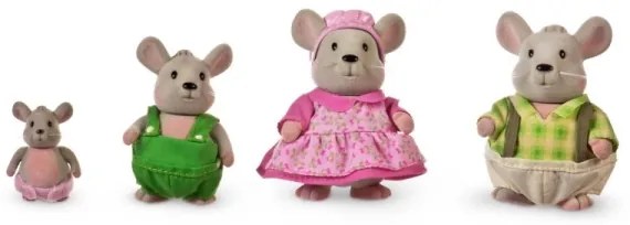 Set de figurine Li'l Woodzeez HANDYDANDY familie de șoareci