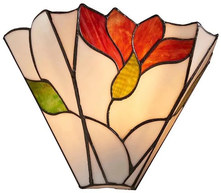 Endon 63964 - Aplica de perete Tiffany BOTANICA 1xE14/40W/230V