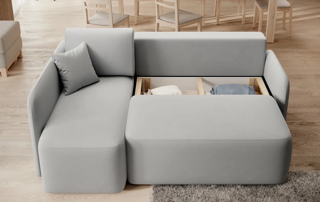 Coltar extensibil HADSON gri deschis Varianta de colt: Colt Dreapta