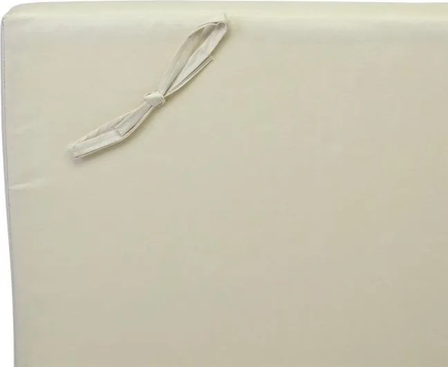 DIVERO Set de tapițerie pentru șezlong Garth, crem, 2 buc.