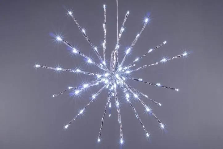 Iluminat de Crăciun 120 LED - ploaie de meteoriți,alb rece
