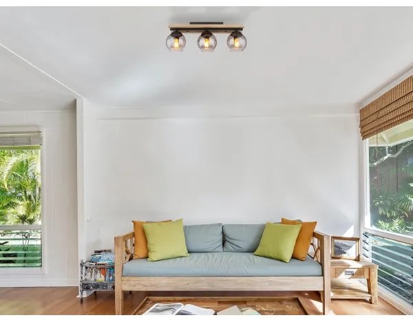 Lustră aplicată Globo 15569-3DW CONNI 3xE27/25W/230V