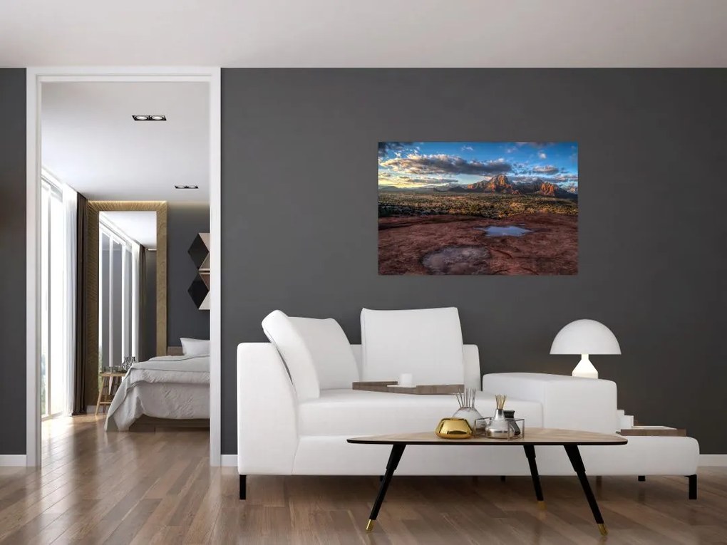 Tablou cu munți (90x60 cm)