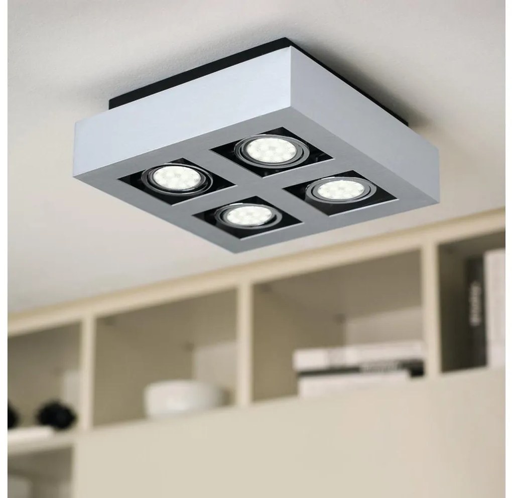 Plafonieră LED Eglo 91355 LOKE 1 4xGU10-LED/5W/230V