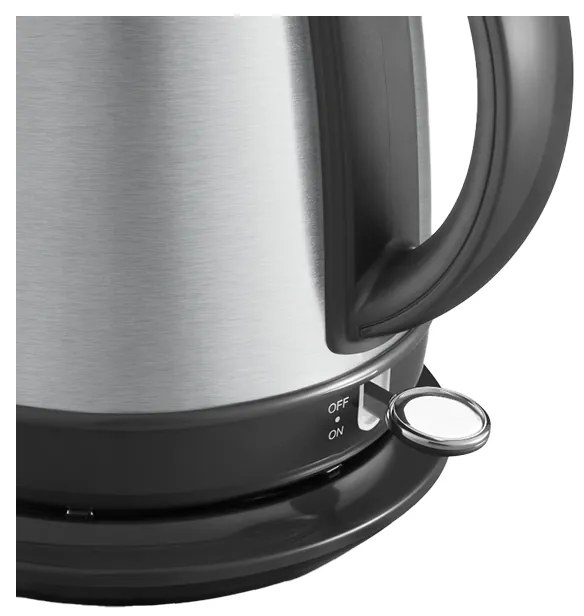 Cana electrica BUYDEEM K640, 2400W, 1,7 L, Protectie, Fara BPA, Otel inoxidabil, LED, Inox