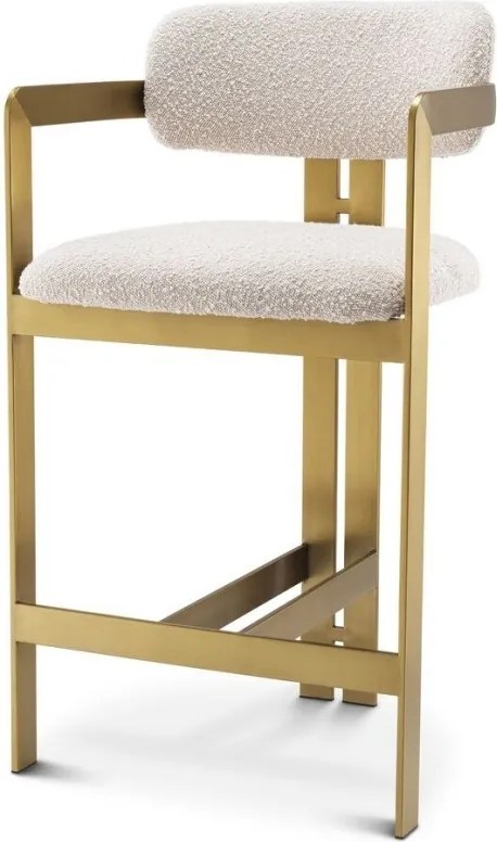 Scaun bar design LUX Donato Counter Stool, boucle crem 115049 HZ
