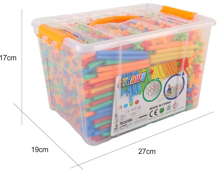 Set de bețe pentru construcții creative 1200 de piese