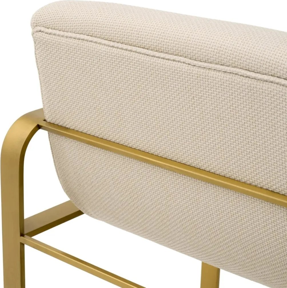 Scaun de bar elegant design LUX Olsen, scalea sand