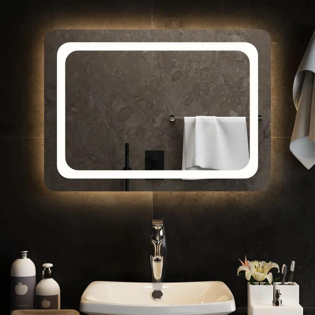 Oglinda de baie cu LED, 70x50 cm
