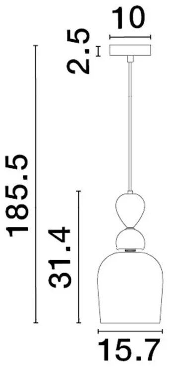 Lustra/Pendul design decorativ modern MURANO