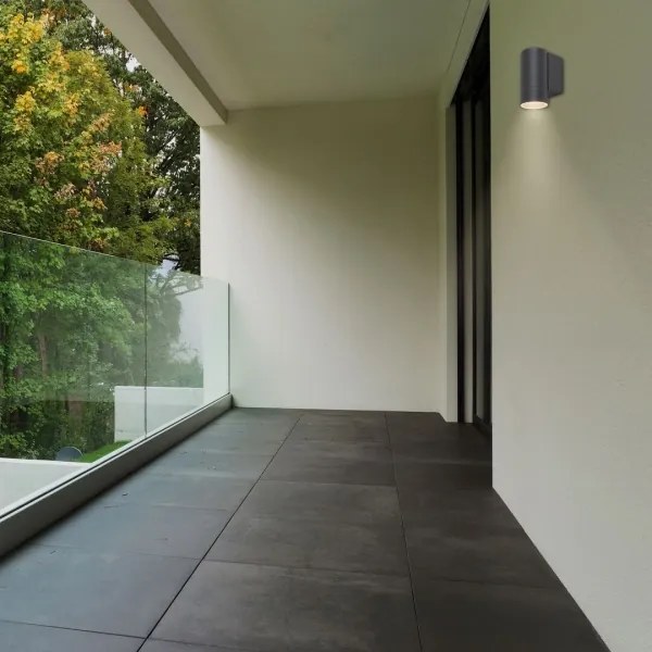 Rabalux 8118 - Aplică perete exterior PHOENIX 1xGU10/10W/230V IP54 gri