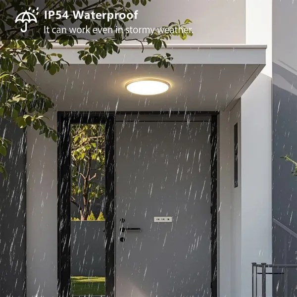 Brilagi - Corp de iluminat LED pentru baie ULTRA SLIM, 18W, 230V, Ø 30 cm, auriu, IP54